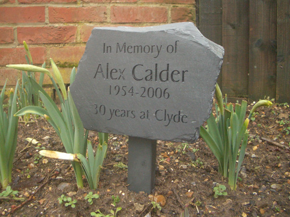 stone slate memorial plaque