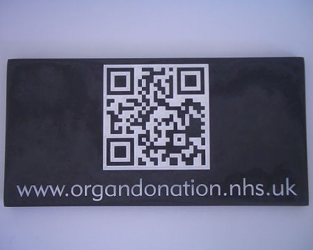 Organ Donation NHS QR Code