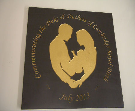 Royal Baby Commemorative Plaque / Plate